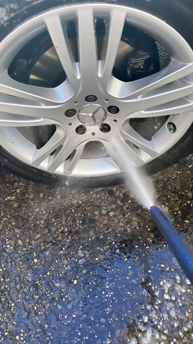 Car detailing transformation - before and after