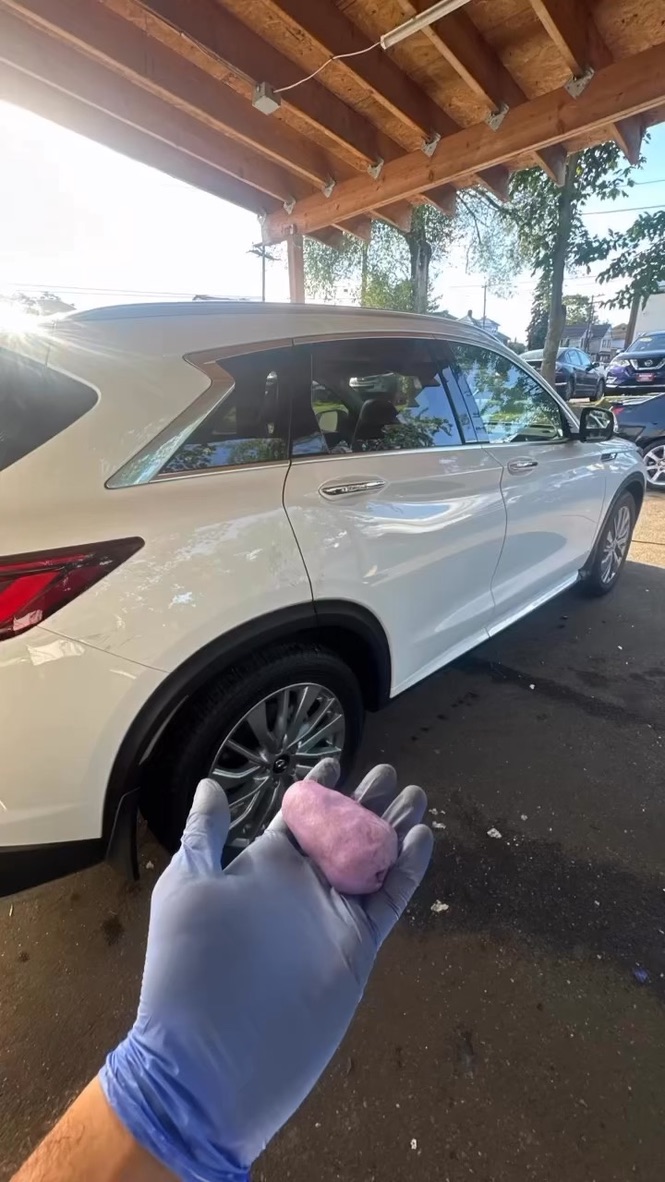 Car detailing transformation - before and after