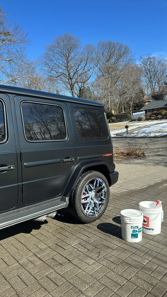 Car detailing transformation - before and after