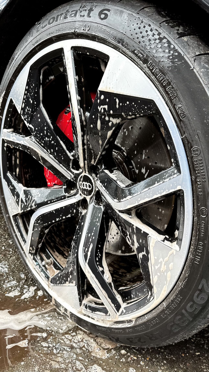 Car detailing transformation - before and after